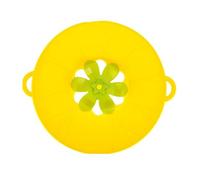 Spill Stopper Silicone Lid Cover Spill Stopper Lid Cover Boil Over Overflow Stopper Lid Cover For Pans Pots Boiling Kitchen Safeguard Multi-Function Environmental Utility Kitchen Tool(29cm Yellow)