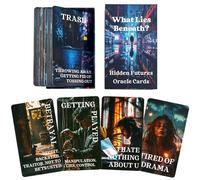 Spill The Beans Oracle Cards, Relationships Oracle Cards, Life Oracle Deck, Oracle Cards Deck for Beginner, Revealing Secrets, Like Cheating, Betrayal, Haters