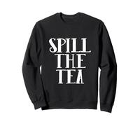 Spill The Tea Cute School Girl Sarcastic Drama Gossip Tea Sweatshirt