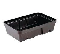 Spill Trays - Plastic Tray 30L Spill Containment Tray, Spills Deep Tray - 800x400x155mm Large Drip Tray for Drum, Leaks, Workshops, Garages and Industrial Use - Without Grating by Horison Industries