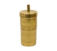 Spillbox Traditional Brass Filter Coffee Maker, Brass, South Indian Drip Sytle Decoction Liquid Maker, Coffee Filter Vessel, Utensil- Coffee FLITER (Small)