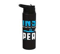 Spilled Insulin is My Perfume - Type 1 Diabetes Stainless Steel Insulated Water Bottle