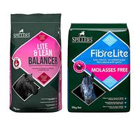 SPILLERS Lite & Lean Balancer (20kg) & Fibre Lite Molasses Free (20kg)