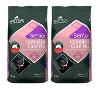 SPILLERS Senior Complete Care Mix Horse Feed 20kg x 2 - Complete Nutritional Care Horse Food for Senior Horses and Ponies - Digestive, Joint and Immune Support - Horse Mix with Pre and Probiotics