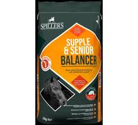 SPILLERS Supple & Senior Balancer Horse Feed, 15KG - Horse Feed to Provide a Balanced Diet for Horses and Ponies with Added Joint Support - Contains Biotin, No Added Iron - Supports Hoof Health