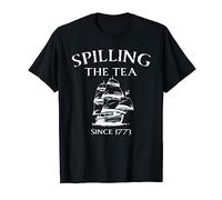 Spilling The Tea Since 1773 4th Of July T-Shirt