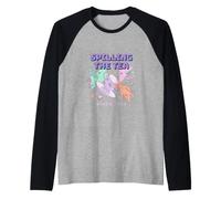 Spilling The Tea Since 1773 90s Vintage Retro Y2K Gen Z Raglan Baseball Tee