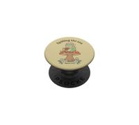 Spilling The Tea Since 1773 Frog Cottagecore Aesthetic PopSockets Adhesive PopGrip