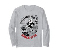 Spilling The Tea Since 1773 Patriot Eagle Design Long Sleeve T-Shirt