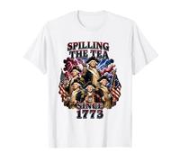 Spilling The Tea Since 1773 Patriotic T-Shirt