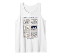 Spilling The Tea Since 1773 Stamp Vintage Retro Tank Top