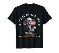 Spilling The Tea Since 1773 US Patriotic History American T-Shirt