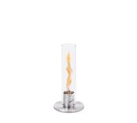 SPIN 90 Tabletop Fireplace silver