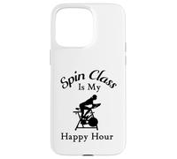 Spin Class Is My Happy Hour Cool Spin Class Cycling Case for iPhone 15 Pro Max