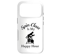 Spin Class Is My Happy Hour Cool Spin Class Cycling Case for iPhone 17 Pro
