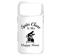 Spin Class Is My Happy Hour Cool Spin Class Cycling Case for iPhone 17 Pro Max