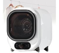 Spin Condenser Clothes Dryer With 0.8kg Load Capacity,with Dual Temperature Control Probe,450W Small Portable Condenser Dryer,Stainless Steel Tub,For Countertop Or Wall Mounted for Apartment(B)