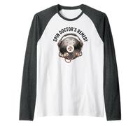 Spin Doctors Remedy Vinyl Record Music Lover Humor Enthusias Raglan Baseball Tee