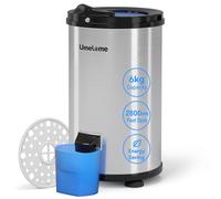 Spin Dryer 6kg by Umelome, Energy&Power Saving Spinner 2800 RPM Clothes Dryer, Energy Efficiency Class: A+++, Gravity Drain dryer, Silvery [Energy Class A+++]