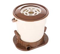 Spin Dryer for Clothes - Manual, Hand Powered Drying Machine, Space Saving, Camping & Apartments - White