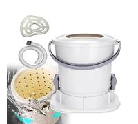 Spin Dryer Manual for Clothes, 10S Fast Dehydration, with Handle, No Electricity Required (2500RPM / Min), Dimensions: 35x36.5x39cm, for Home, Dorm, RV,A