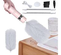 Spin Duster - Adjustable Design, 360° Automatic Rotation, Soft Bristle Brush, Light Handle Dust Removal | For Cleaning Surfaces of Living Room Furniture