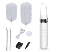 Spin Duster - Electric Duster, Dust Brush | 360 Degree Spin, Battery Powered Adjustable Cleaner for Desk Window Furniture Kitchen Home Ceiling Corners Fan Blinds Appliances