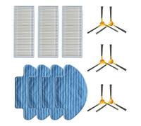 Spin Edge Side Brush Mop Cloths Rag Filter Vacuum Cleaner Accessories Replacement Compatible For Haier T550W,Compatible For IKOHS Netbot S12 (Color : Bilge tank)