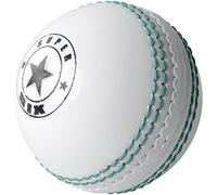 SPIN FIRST Soft & Safe Indoor Outdoor Incrediball Cricket Balls! Real Stitched Seam for Coaching, Training, Practice & Garden Play | For All Ages (1x White)