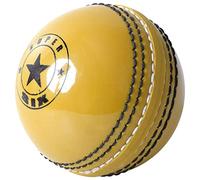 SPIN FIRST Soft & Safe Indoor Outdoor Incrediball Cricket Balls! Real Stitched Seam for Coaching, Training, Practice & Garden Play | For All Ages (1x Yellow)