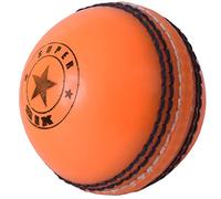 SPIN FIRST Soft & Safe Indoor Outdoor Incrediball Cricket Balls! Real Stitched Seam for Coaching, Training, Practice & Garden Play | For All Ages (1x Orange)