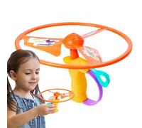 Spin Flying Air Discs - Coloured Flight Tucer, Spin Flywheel Toy | Easy to Confiscate Saucer Toy, Children's Debt Discs, Ideal for Outdoor Games, Perfect