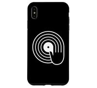 Spin Hand Vinyl Record DJ Graphic Minimalist Case for iPhone XS Max