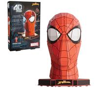 Spin Master 4D Build, Puzzle 3D Marvel Spider-Man 82 pièces avec support | Décoration de bureau Spider-Man | Jouets de