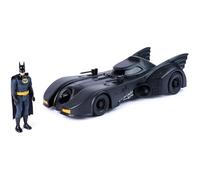 Spin Master DC Comics, Batman '89 Batmobile & Batman Action Figure Set, 4-Inch Retro Batman Action Figure for Collector’s Edition, for Fans Aged 4+