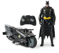 Spin Master DC Comics, Batman Stealth Remote Control Batcycle with 30cm Batman Action Figure, Super Hero Kids Toys for Boys and Girls Ages 4 and Up