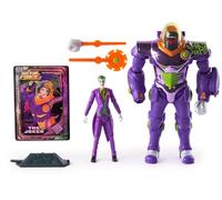 DC Comics, Metal Force The Joker Action Figure, 15-cm with 10-cm Mini Figure, Built-in Blaster and Armour Suit, Super Hero Kids’ Toys for Boys and Girls Aged 4+