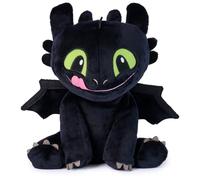 Spin Master DreamWorks Dragons How to Train Your Dragon, Cuddly Toothless Plush Toy, Stuffed Animal, Movie Merch, Kids Toys, Ages 4 and Up, 10”