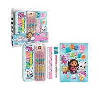 Spin Master Gabby's Dollhouse Kids Back to School Stationery Set, Multicoloured