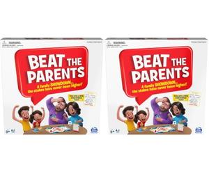 Spin Master Games Beat The Parents Board Game for Families and Kids aged over 8+ (Pack of 2)