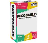 Spin Master Games Decodables - A Hysterical Adult Party Game, Hidden Phrase Card Game for Bachelorette Parties, College, Birthdays, & More, for Ages 18+