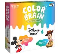 Spin Master Games Disney, Color Brain Board for Families Mickey Mouse Minnie Mouse Princess Tiana Strategy Party Card Gift Toy, for Adults and Kids Ages 12 and up