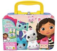 Spin Master Games Gabby’s Dollhouse, Memory Match Card Game in Mini Tin Pre-school Girls’ Matching Board Game Easy Family Learning Toy, for Kids Aged 3 and up