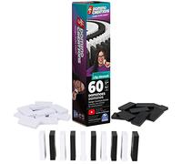 Spin Master Games H5 Domino Creations, 60-Piece Black/White Set by Domino Artist Youtuber Lily Hevesh Classic Family Game, for Adults and Kids Ages 5 and up