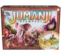 Spin Master Games Jumanji Stampede Board Game for 4 Players, Ages 8+ | Interactive 3D Board, Work Together To Find Magical Crystals, Fun For Family Game Night, Kids Game, For 2-4 Players, Ages 5+