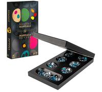 Spin Master Games, Legacy Deluxe Mancala, Classic Game with Folding Wooden Board & Colorful Glass Stones, Family Game, for Ages 8 & Up