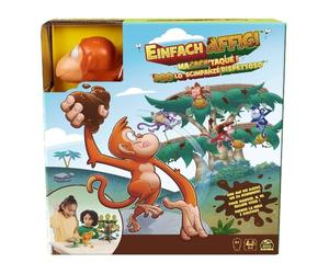 Spin Master Games - Simply Monkey - The Fun Children's Game with Flying Kneading Balls - Who gets the most bananas from the tree? For 2-4 clever monkey friends from 4 years