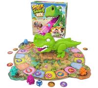 Spin Master Games Snack-O-Saurus Rex Hungry Dinosaur Kids Board Game | Hunt For Snacks While Avoiding The Dino, Press to Strike With Plastic Tongue, Intro to Strategy Games, 2-4 Players, Ages 5+