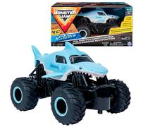 Monster Jam , Official Megalodon Remote Control Monster Truck, 1:24 Scale, 2.4 GHz, for Ages 4 and Up