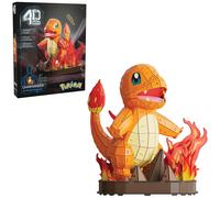 4D Build Pokémon Charmander 3D Puzzle Model Kit, Desk Décor, Shelf Display | 241 Premium EPS Foam Pieces, No Glue Or Tools Required, Build & Display Collectible Hobby Kit Gift For Fans Ages 12+